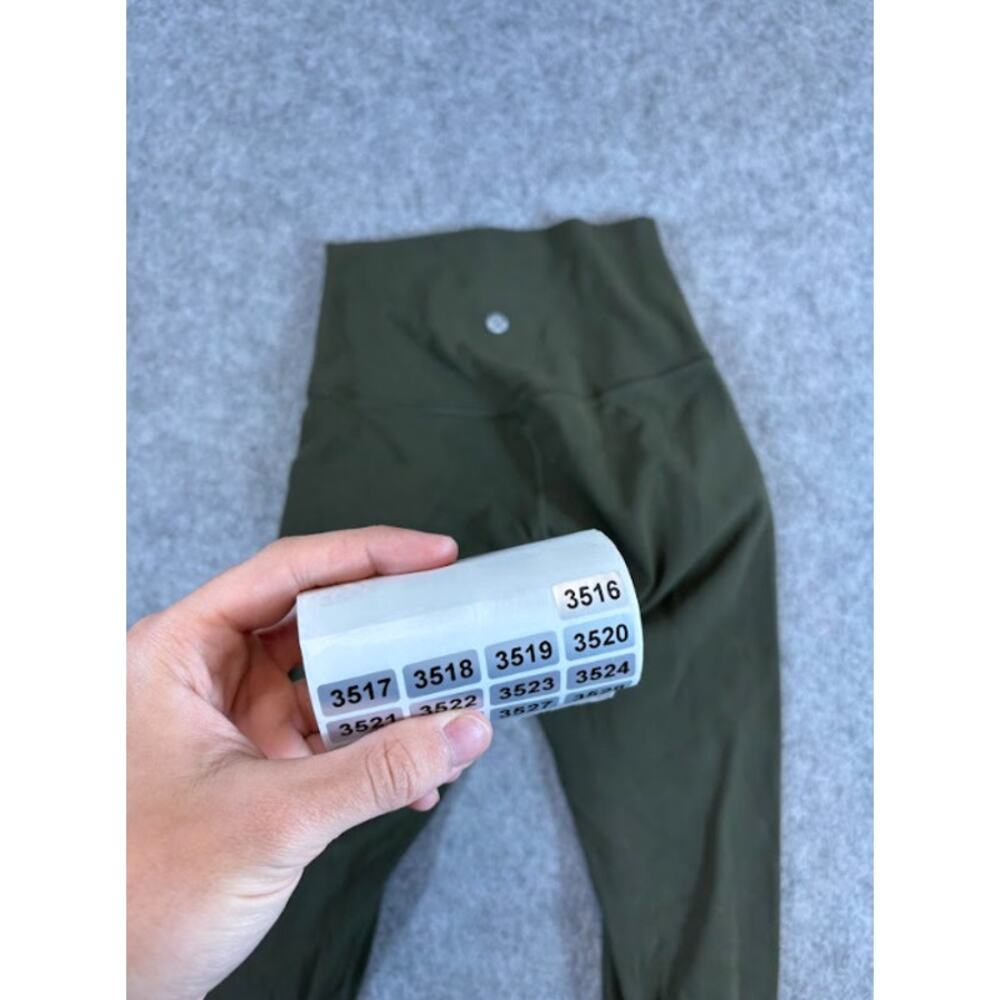 Lululemon Align High Rise Leggings Womens XXS Olive Yoga Gym Fitness Workout - Picture 7 of 7